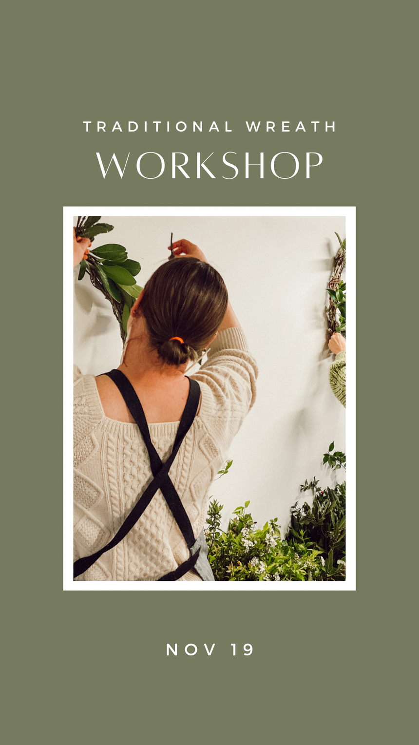 Wreath Workshop November 19th