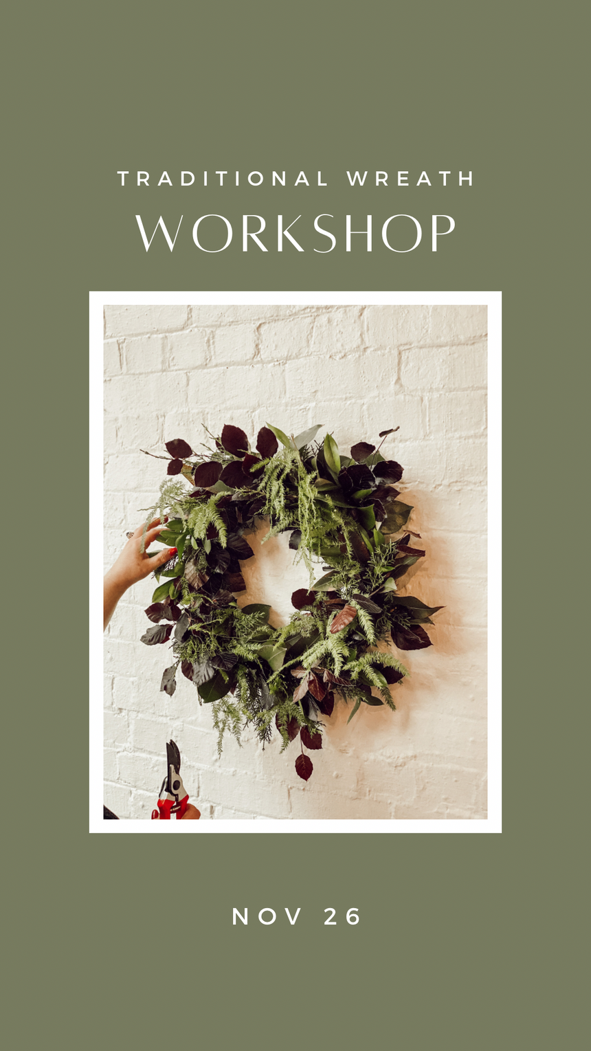Wreath Workshop November 26th